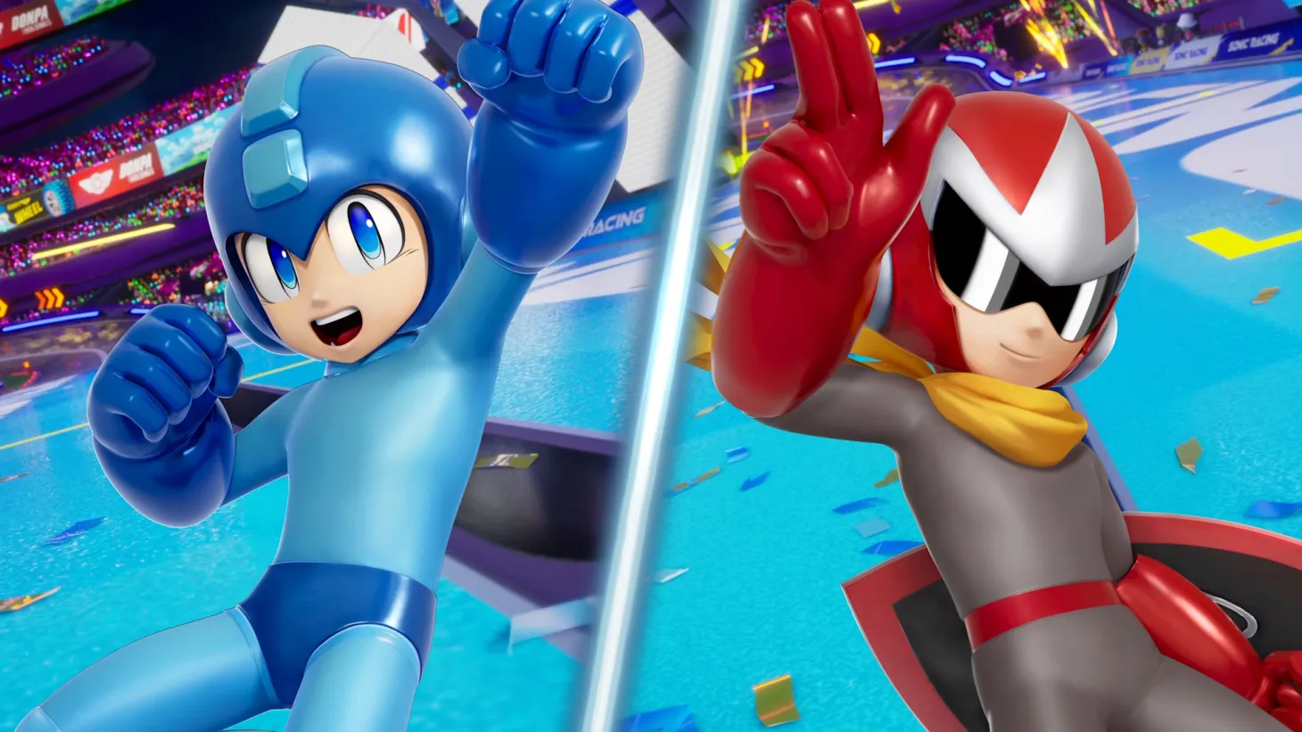 Mega Man Comes To Sonic Racing: CrossWorlds 