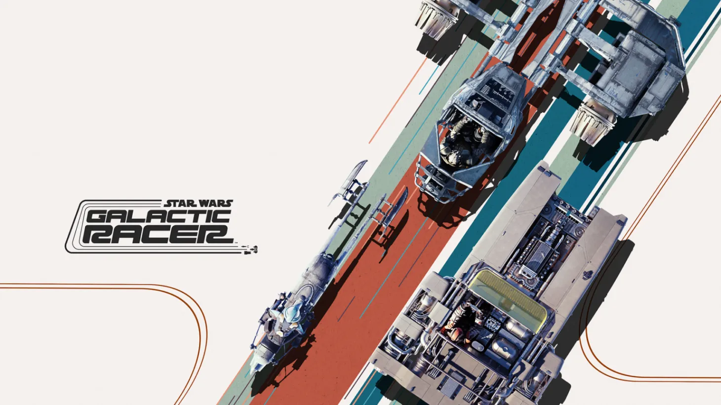 Star Wars: Galactic Racer Logo Mockup