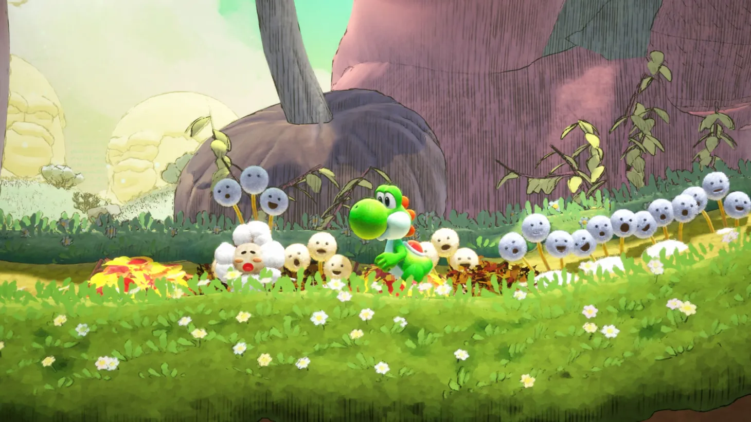 Screen of Yoshi and the Mysterious Book