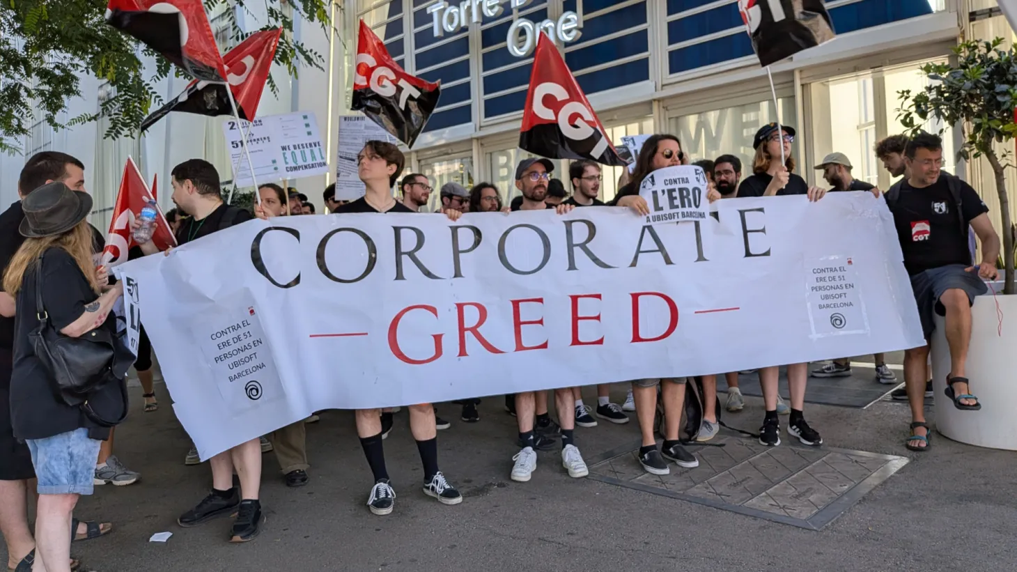 Assassin's Creed Black Flag Resynced Developer Ubisoft Barcelona Goes On Strike To Protest Layoffs