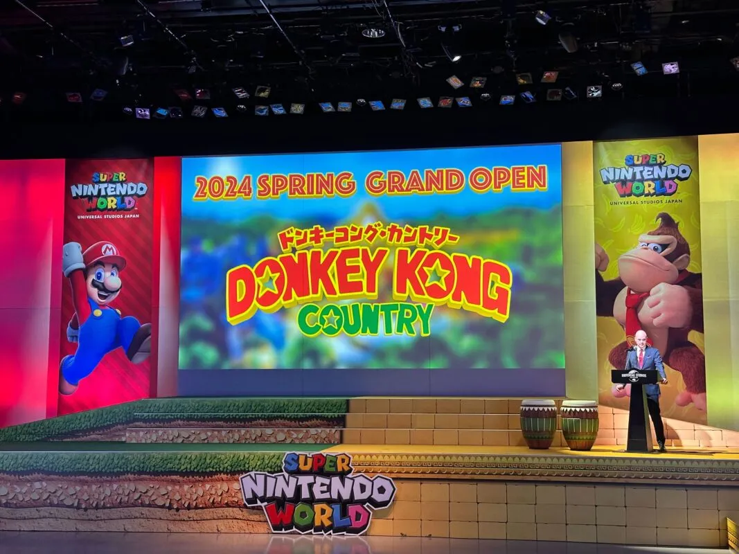 Super Nintendo World's Donkey Kong Country Opens At Universal Studios Japan In Spring 2024