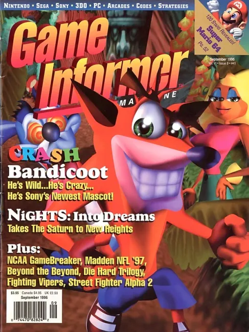 Game Informer Issue 41 – Crash Bandicoot