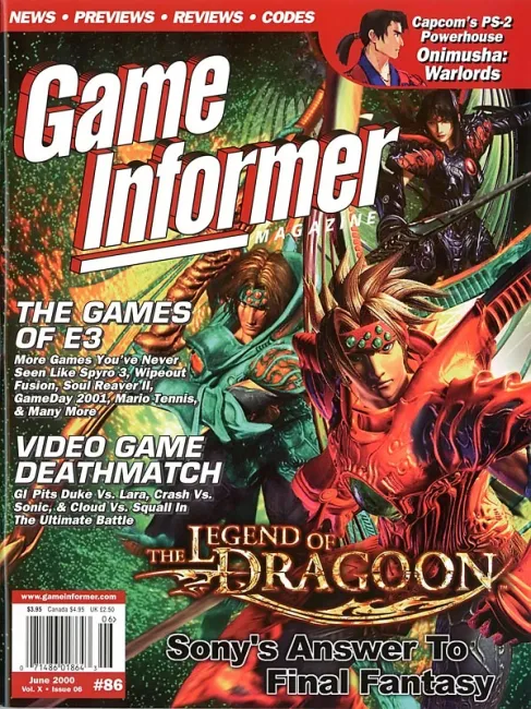 Game Informer Issue 86 – The Legend of Dragoon