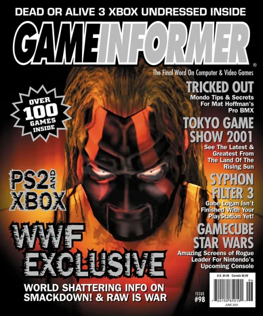 Game Informer Issue 98 – WWF Smackdown! Just Bring It & WWF Raw is War