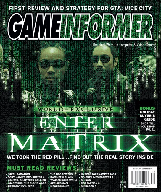 Game Informer Issue 116 – Enter the Matrix