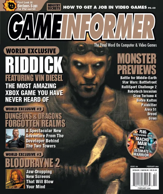 Game Informer Issue 130 – The Chronicles of Riddick: Escape from Butcher Bay