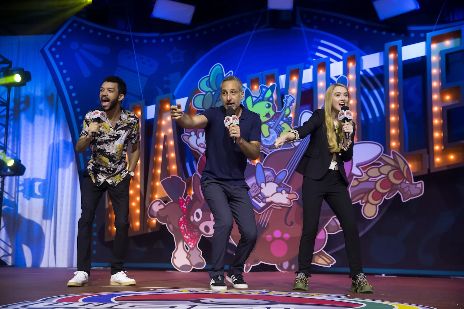 Detective Pikachu Cast And Director Reveal The Movie's Logo At The 2018 Pokémon World Championships