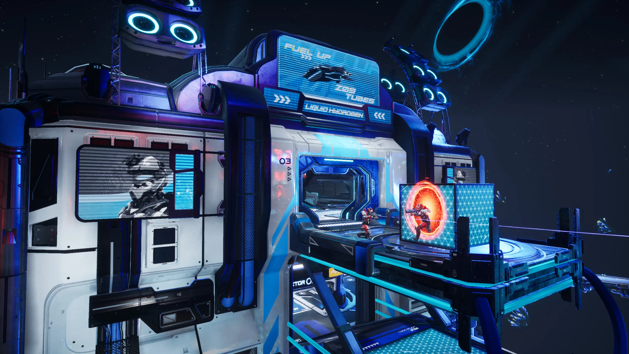An Energized Halo-Portal Hybrid