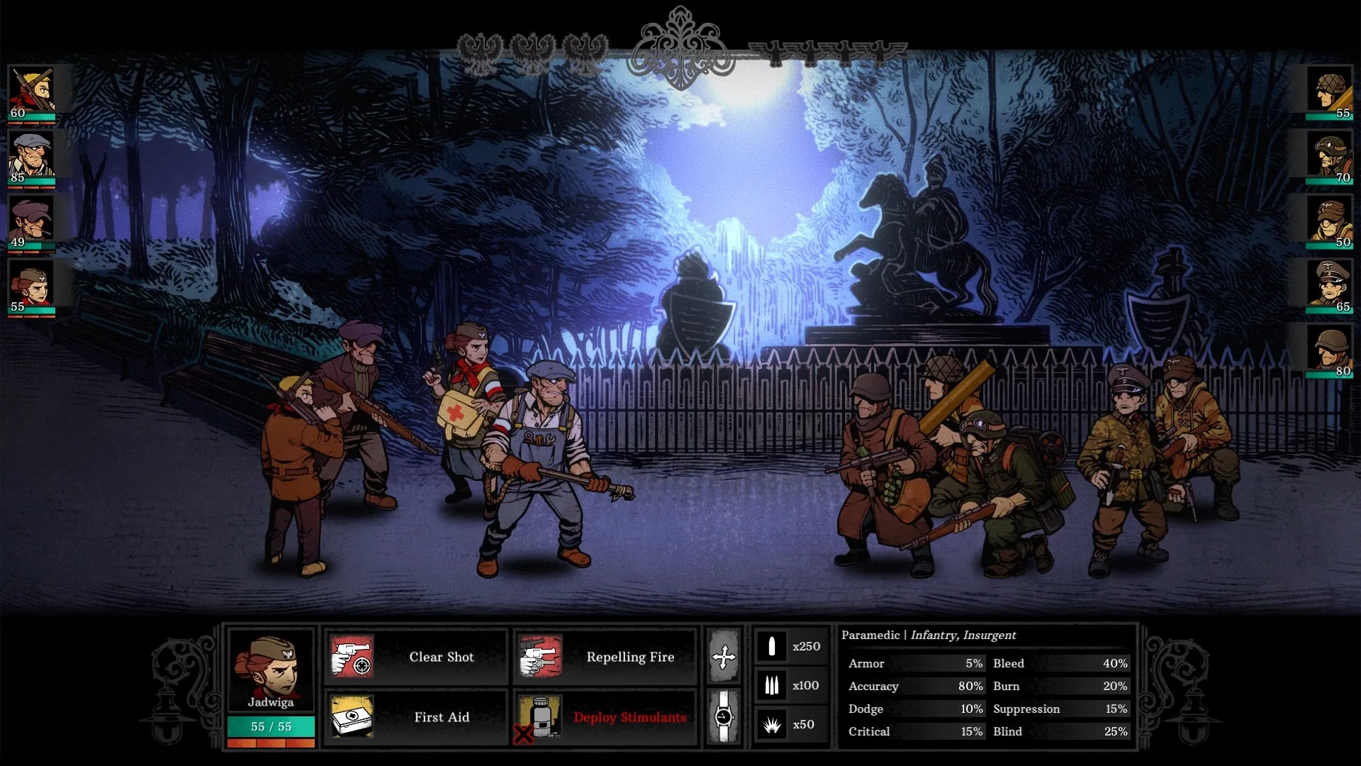 Upcoming Tactical RPG Blends WW2 With Darkest Dungeon Gameplay