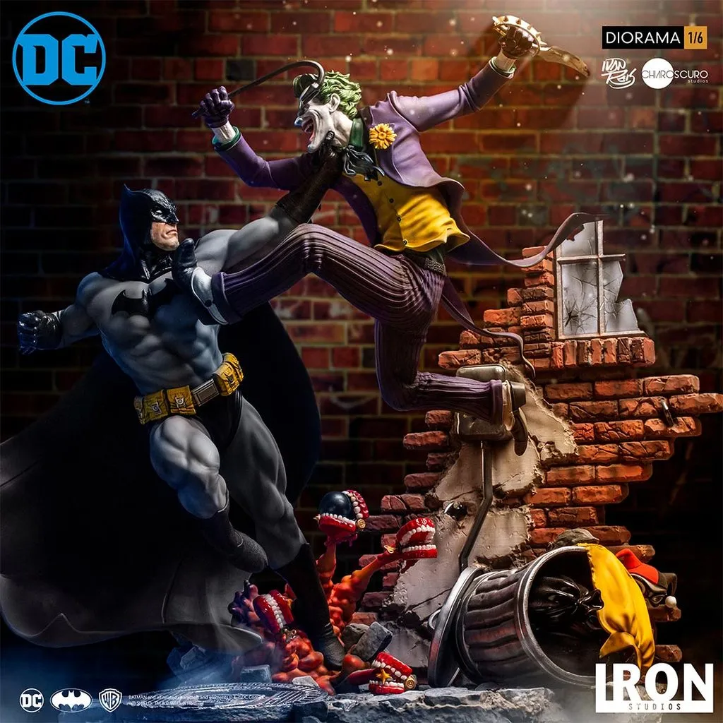 Awesome Batman Versus Joker Battle Diroama On The Way For $800