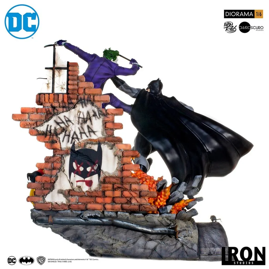 Awesome Batman Versus Joker Battle Diroama On The Way For $800