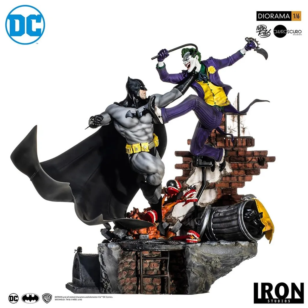Awesome Batman Versus Joker Battle Diroama On The Way For $800