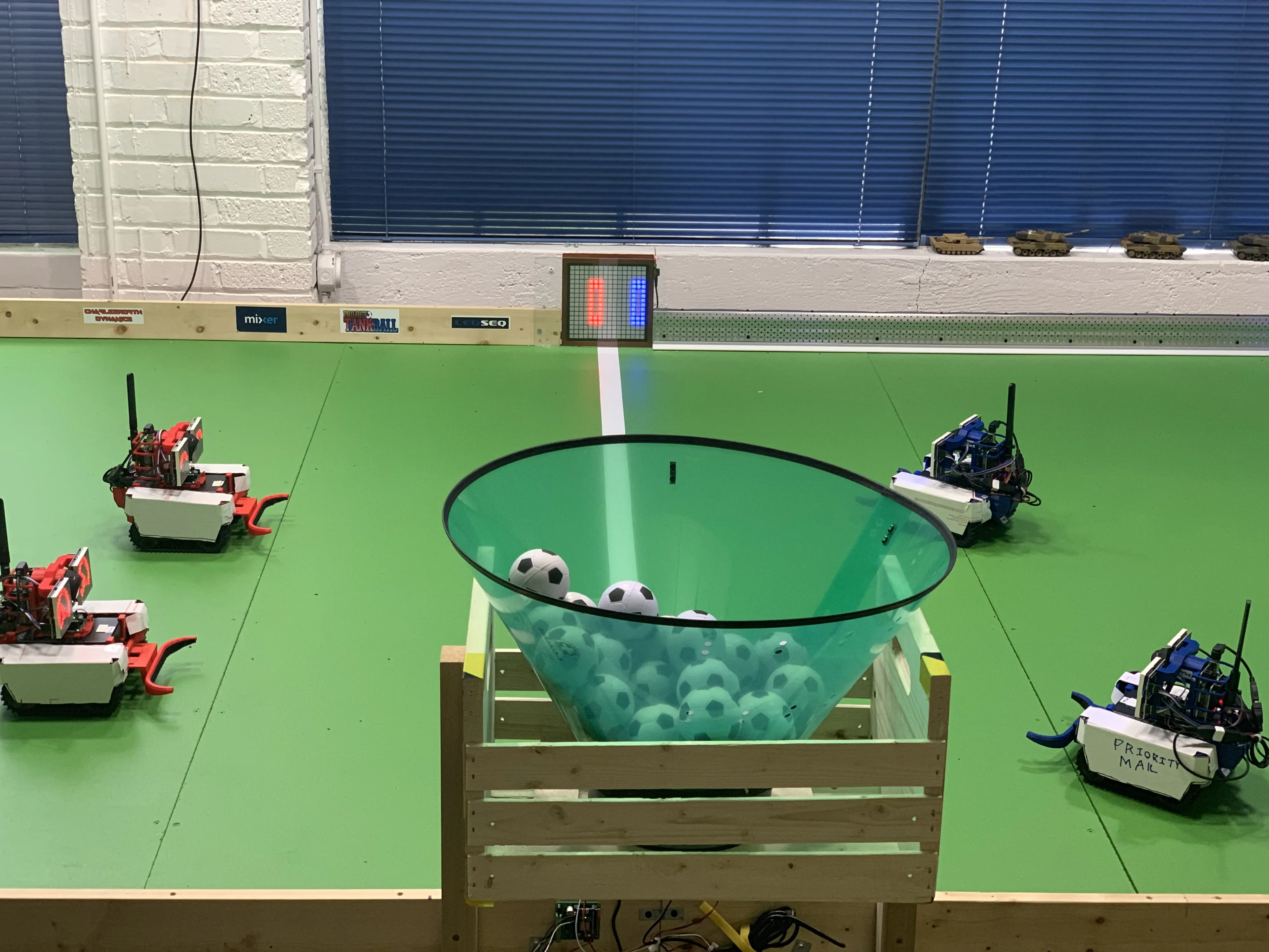 Control Physical Tanks Online With Project Tankball
