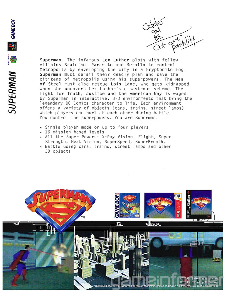 As Superman 64 Turns 20, We Dig Up Some Relics From The Past