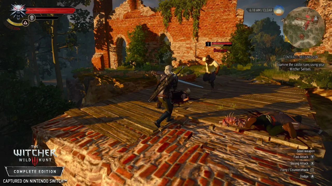 Here's What The Witcher 3 Looks Like On The Switch