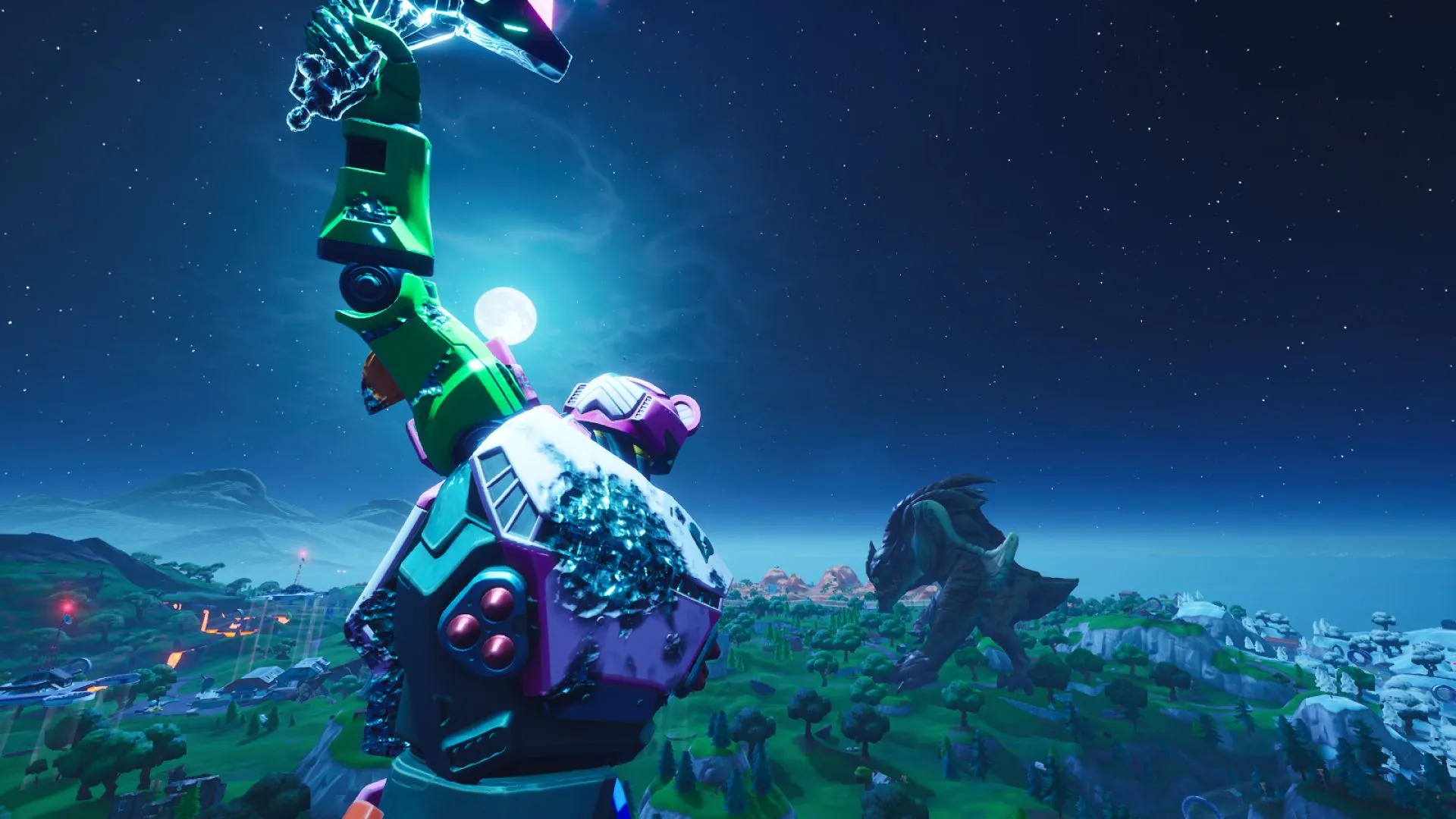 Fortnite Just Had A Kaiju-Versus-Mech Fight On Its Map