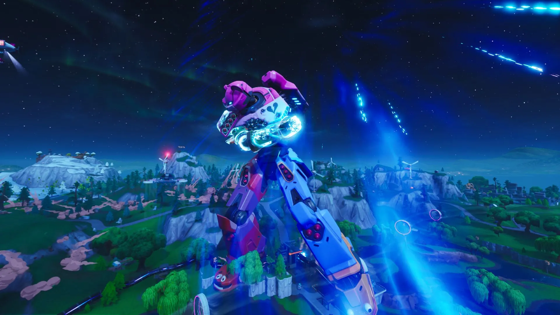 Fortnite Just Had A Kaiju-Versus-Mech Fight On Its Map