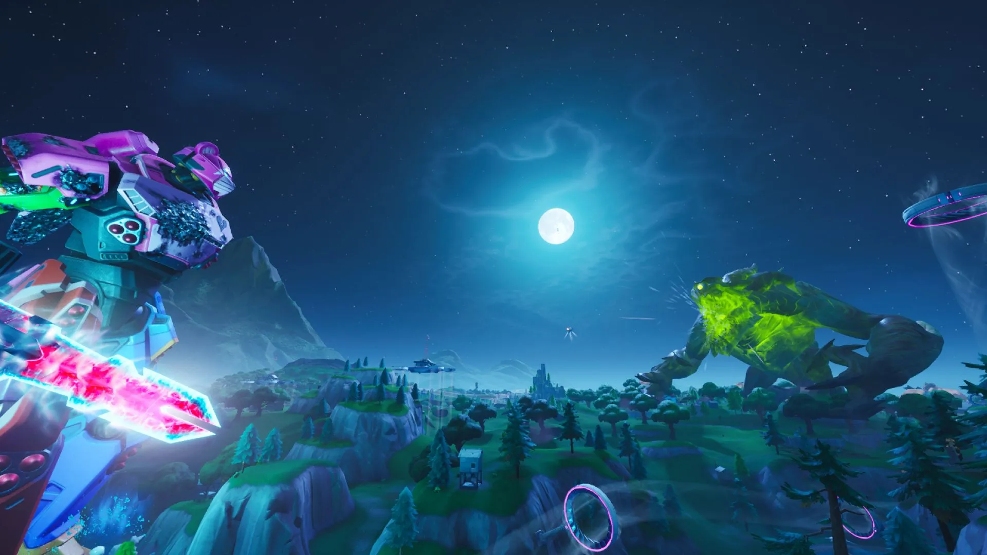 Fortnite Just Had A Kaiju-Versus-Mech Fight On Its Map