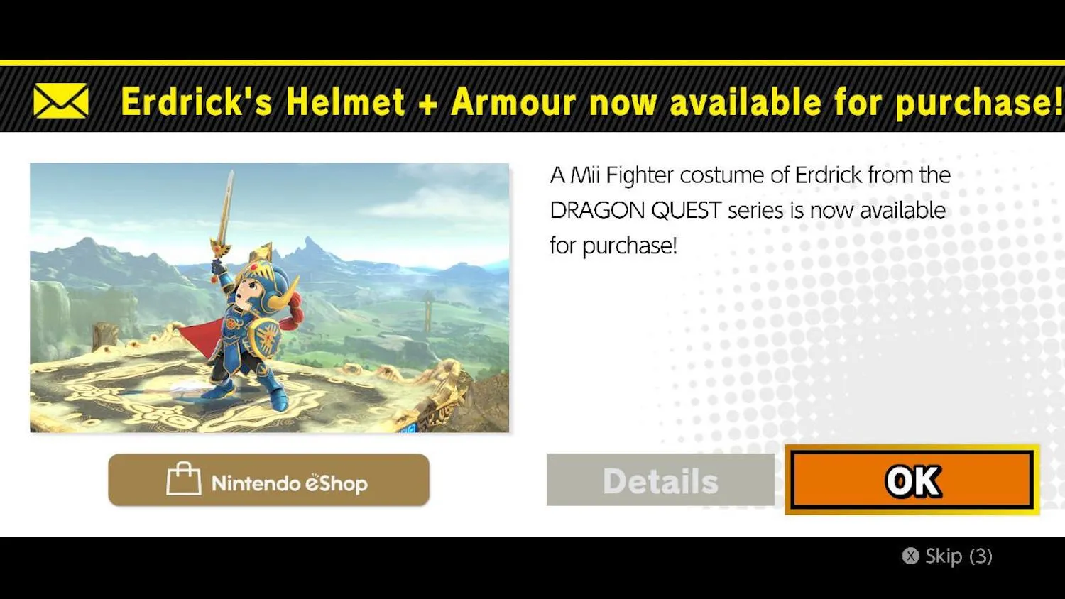 Super Smash Bros. Ultimate's Dragon Quest Hero DLC Fighter Is Available Now