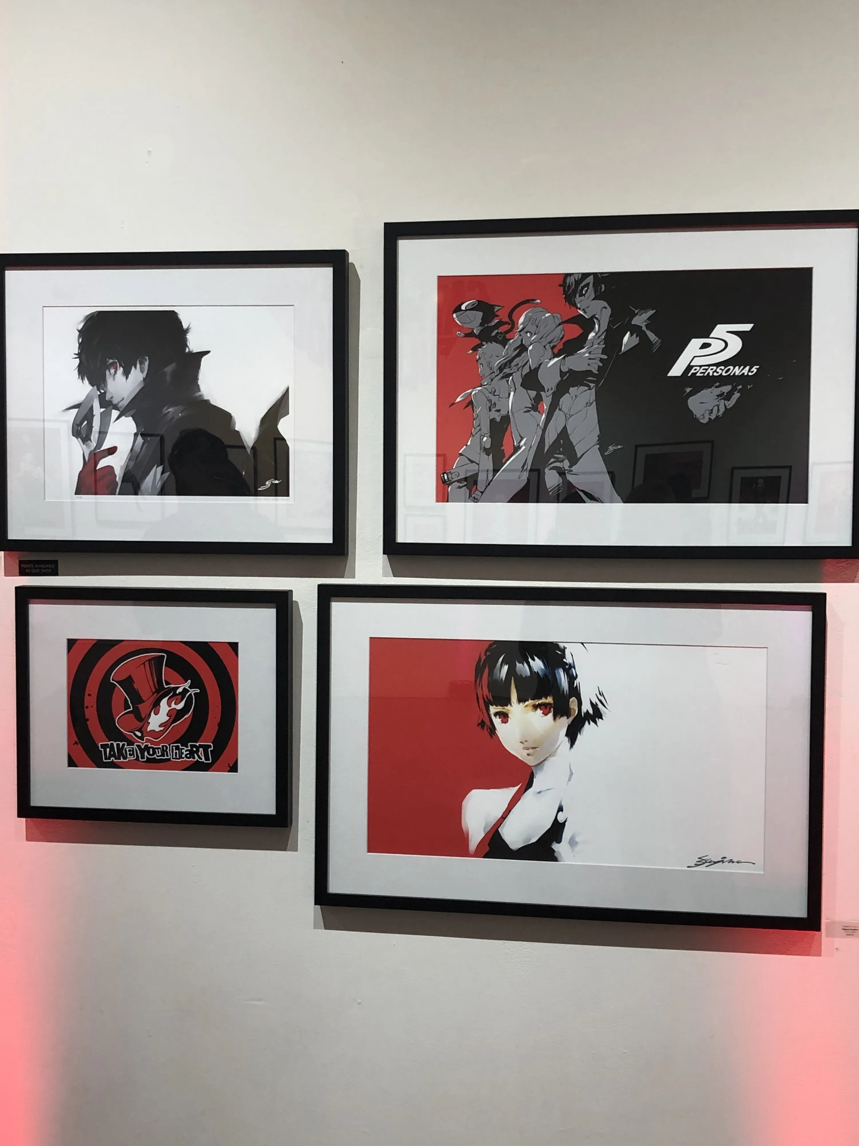 Your View Inside of Atlus' Amazing Art Exhibit Dedicated to Persona 5 and Catherine