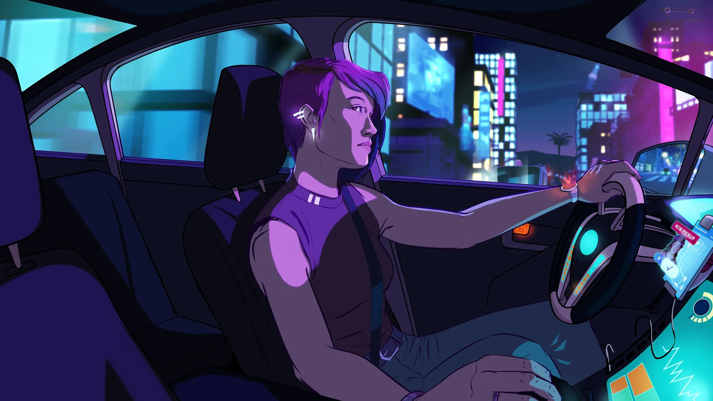 Neo Cab Review – A Trip Of Fascinating Possibilities 