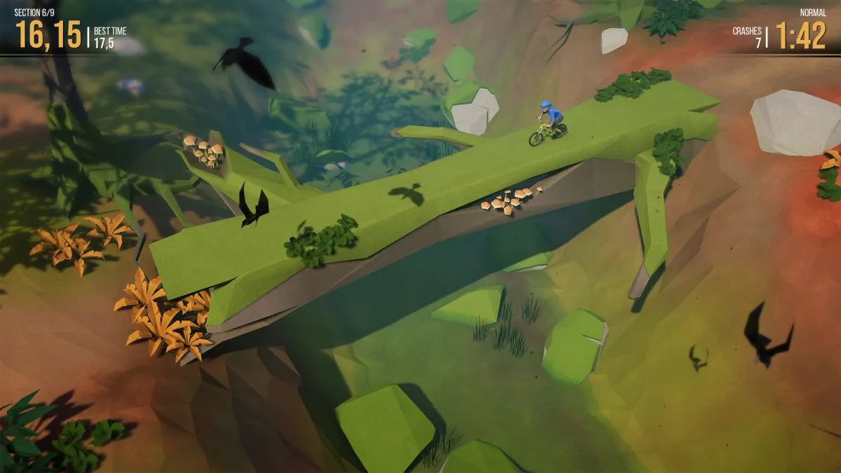 Lonely Mountains: Downhill Review – Serene Velocity