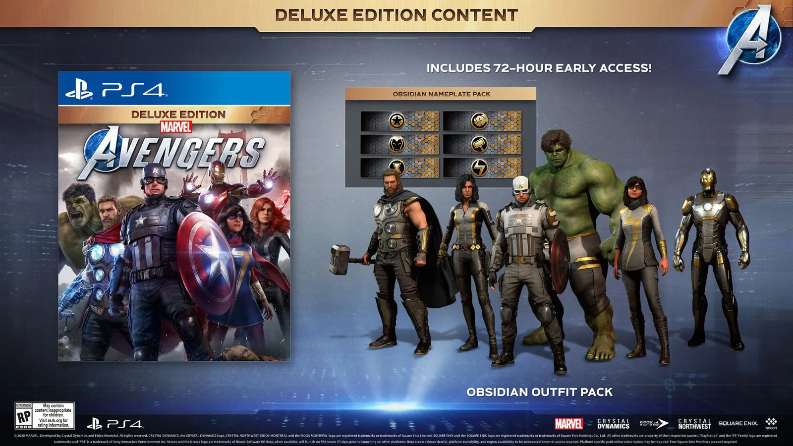 Crystal Dynamics Details Avengers Pre-order Details, Special Editions, PS4 Bonuses