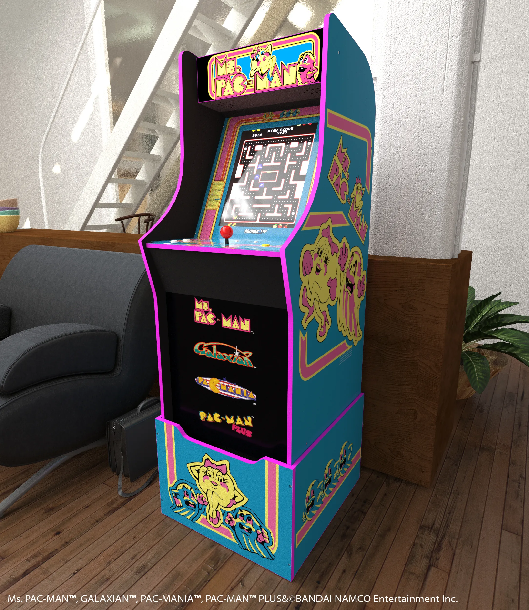 Arcade1Up Announces Ms. Pac-Man Cabinet And More
