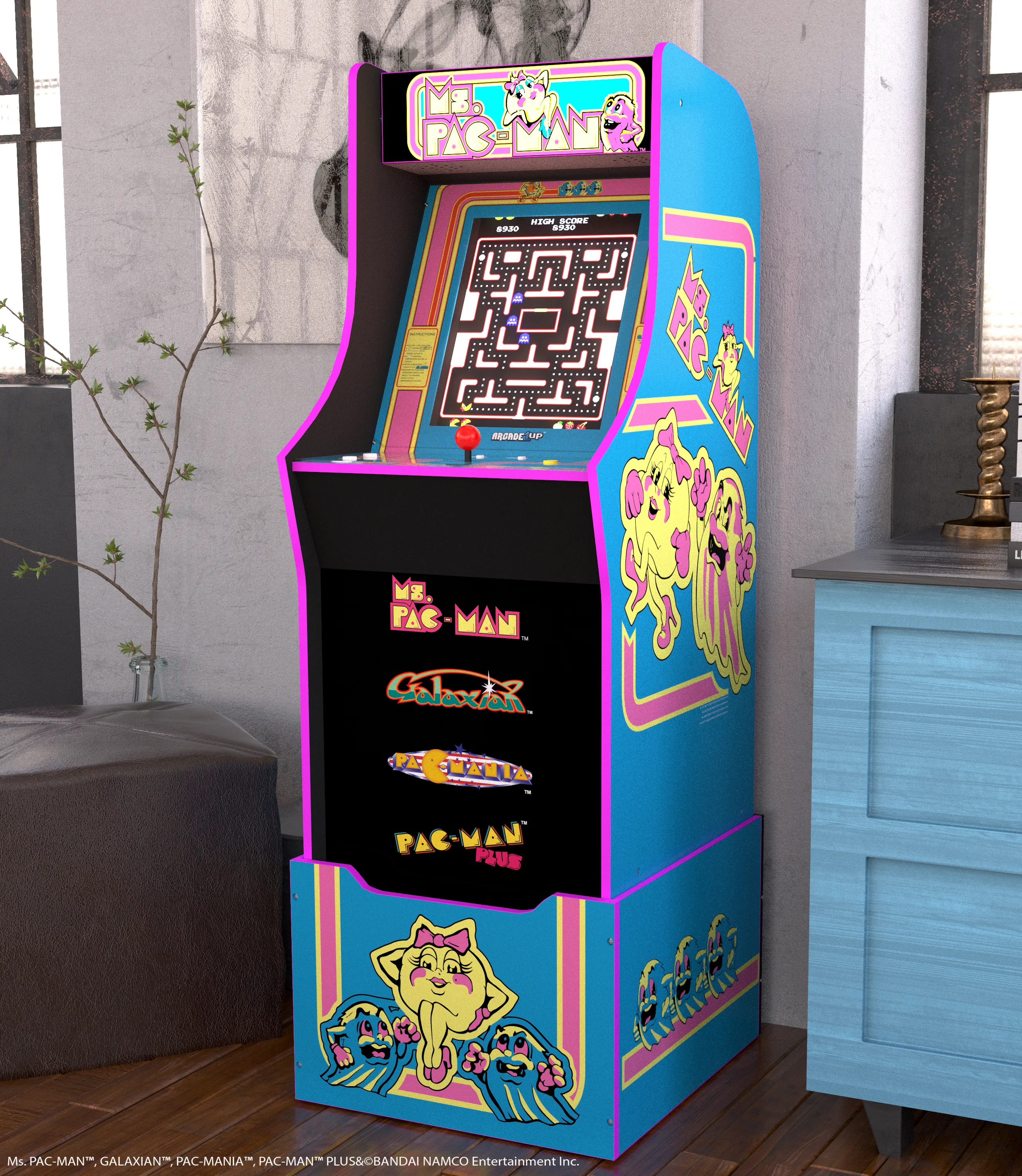 Arcade1Up Announces Ms. Pac-Man Cabinet And More