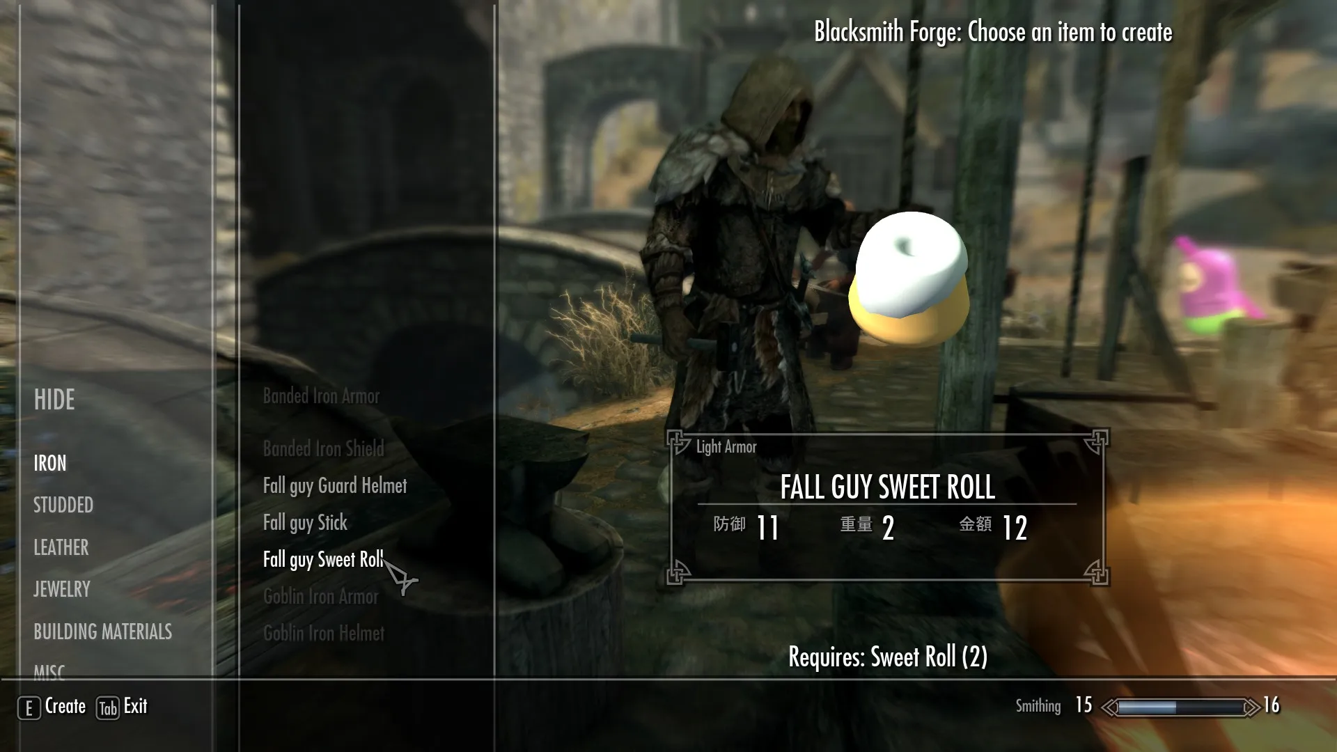 Jelly Beans Are Coming To Steal Your Sweet Rolls With This Fall Guys Skyrim Mod