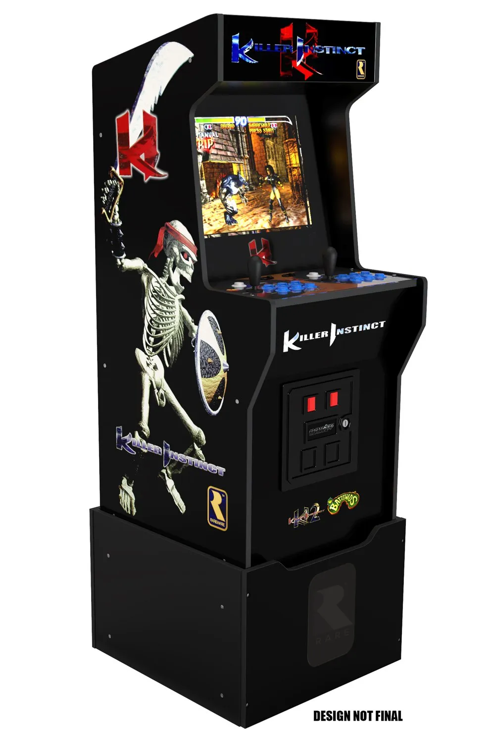 Arcade1Up Announces New Cabinets For X-Men, Dragon's Lair, Killer Instinct, And More