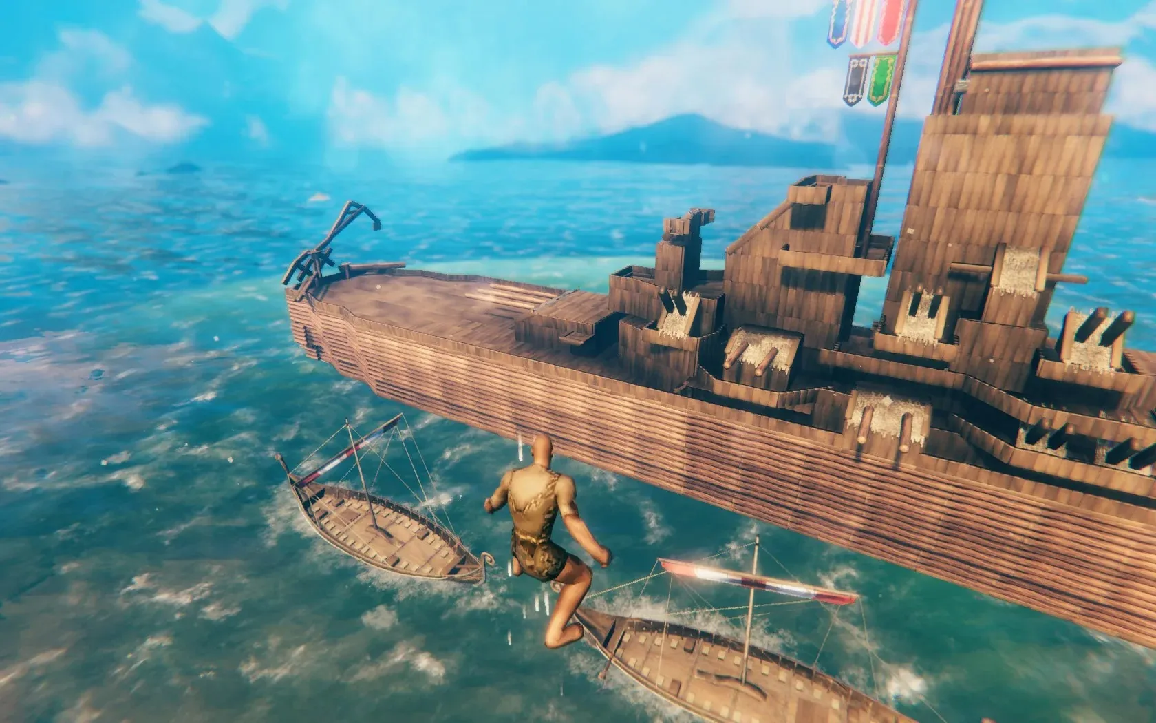 Valheim Player Recreates Impressive U.S. Navy Battleship In-Game