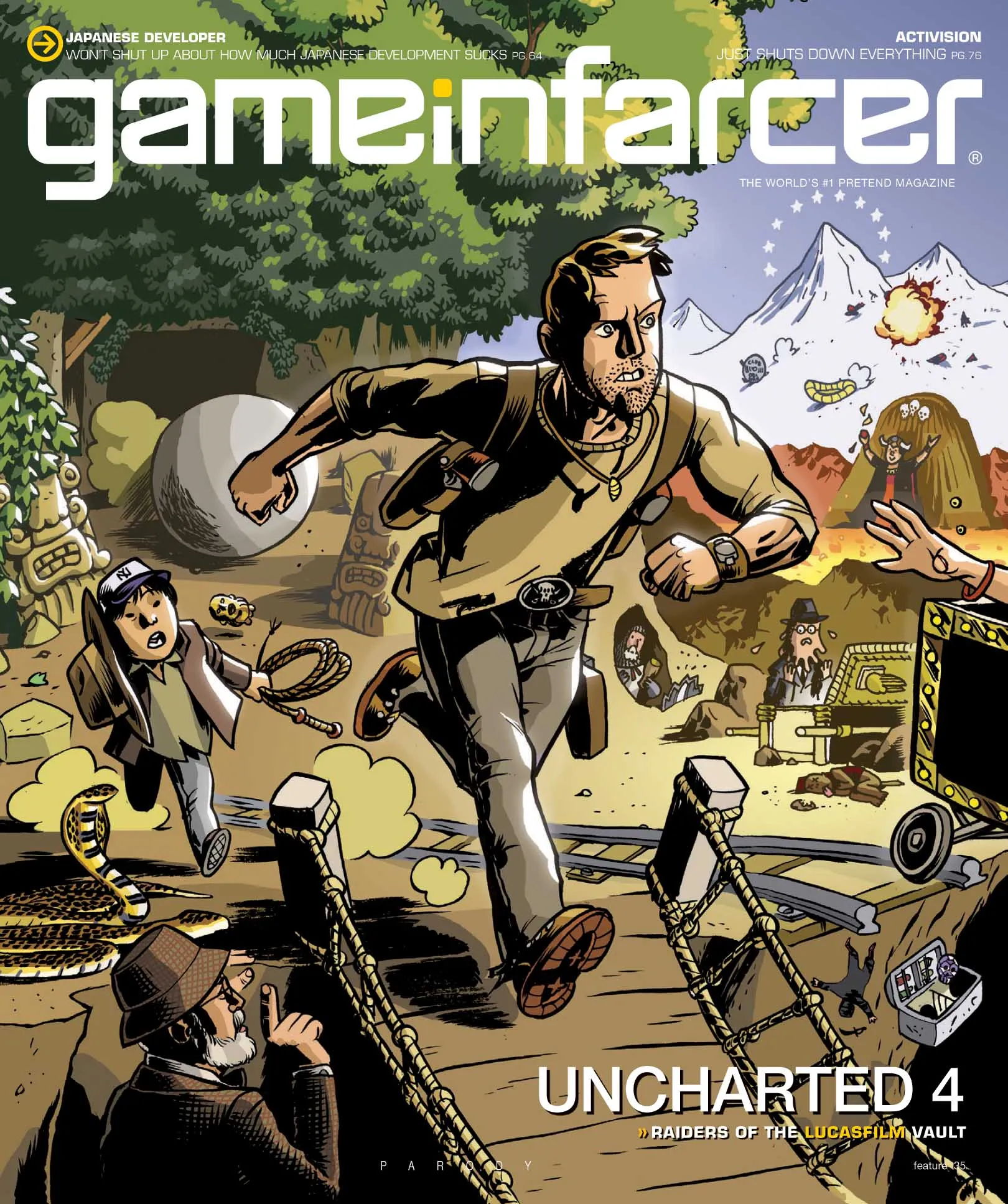 Game Infarcer Cover Retrospective: Fake Games Through The Years