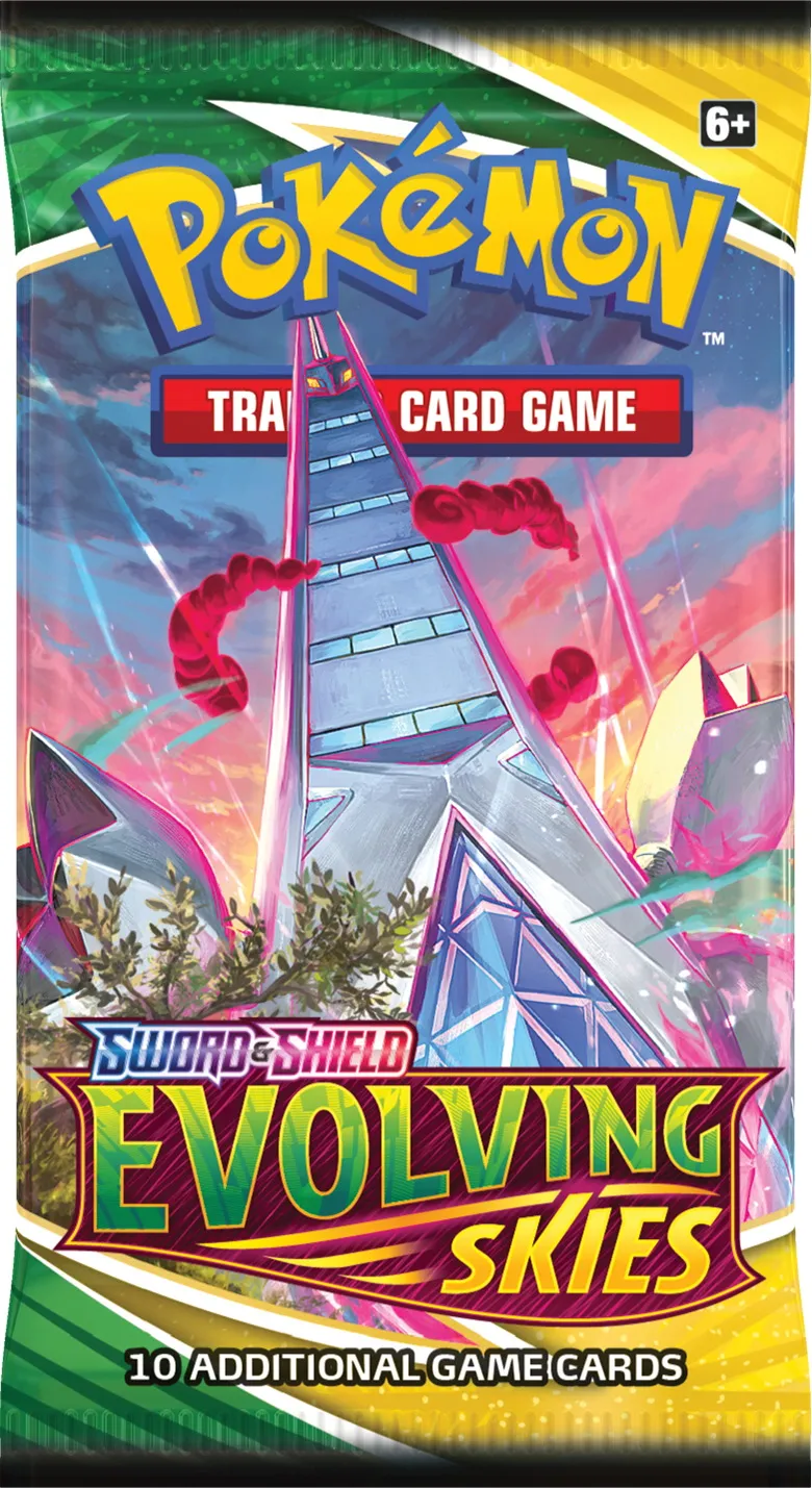New Pokémon Trading Card Game Expansion, Evolving Skies, Releases This August