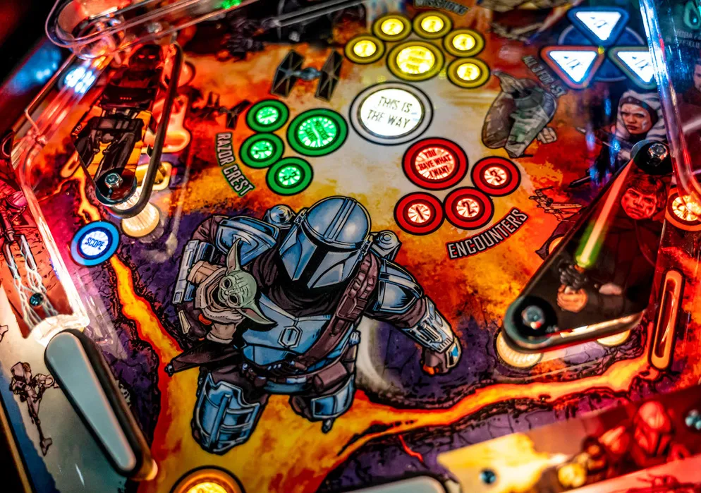 The Mandalorian Pinball Machine Is Expensive And Looks Awesome