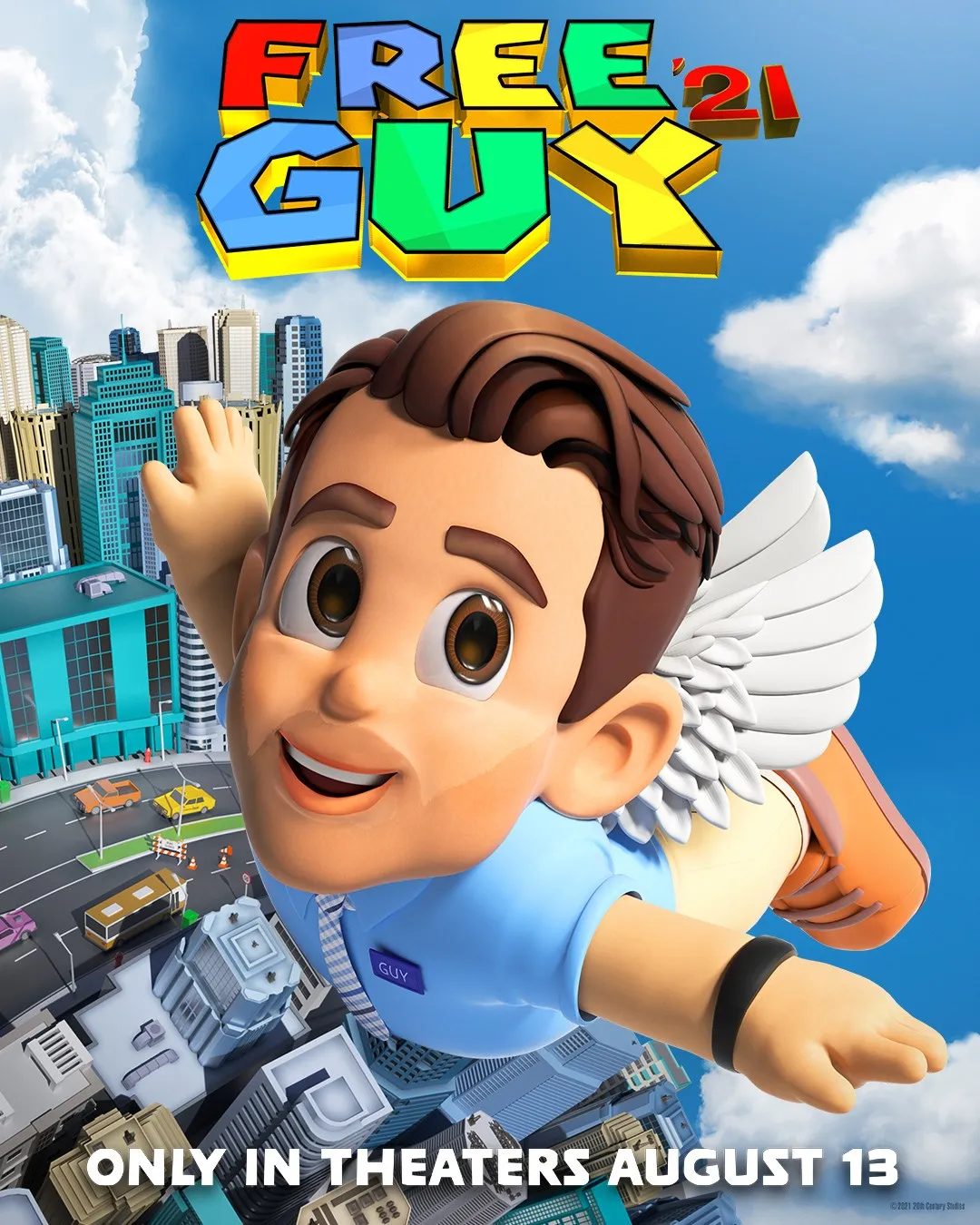 Free Guy's New Movie Posters Draw Inspiration From Animal Crossing, Doom, GTA, And More