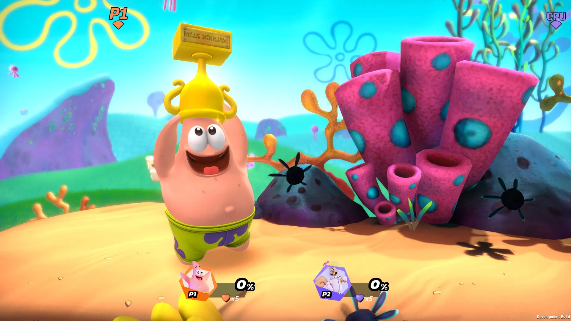 Exclusive First Look At Patrick Star's Gameplay Breakdown For Nickelodeon All-Star Brawl