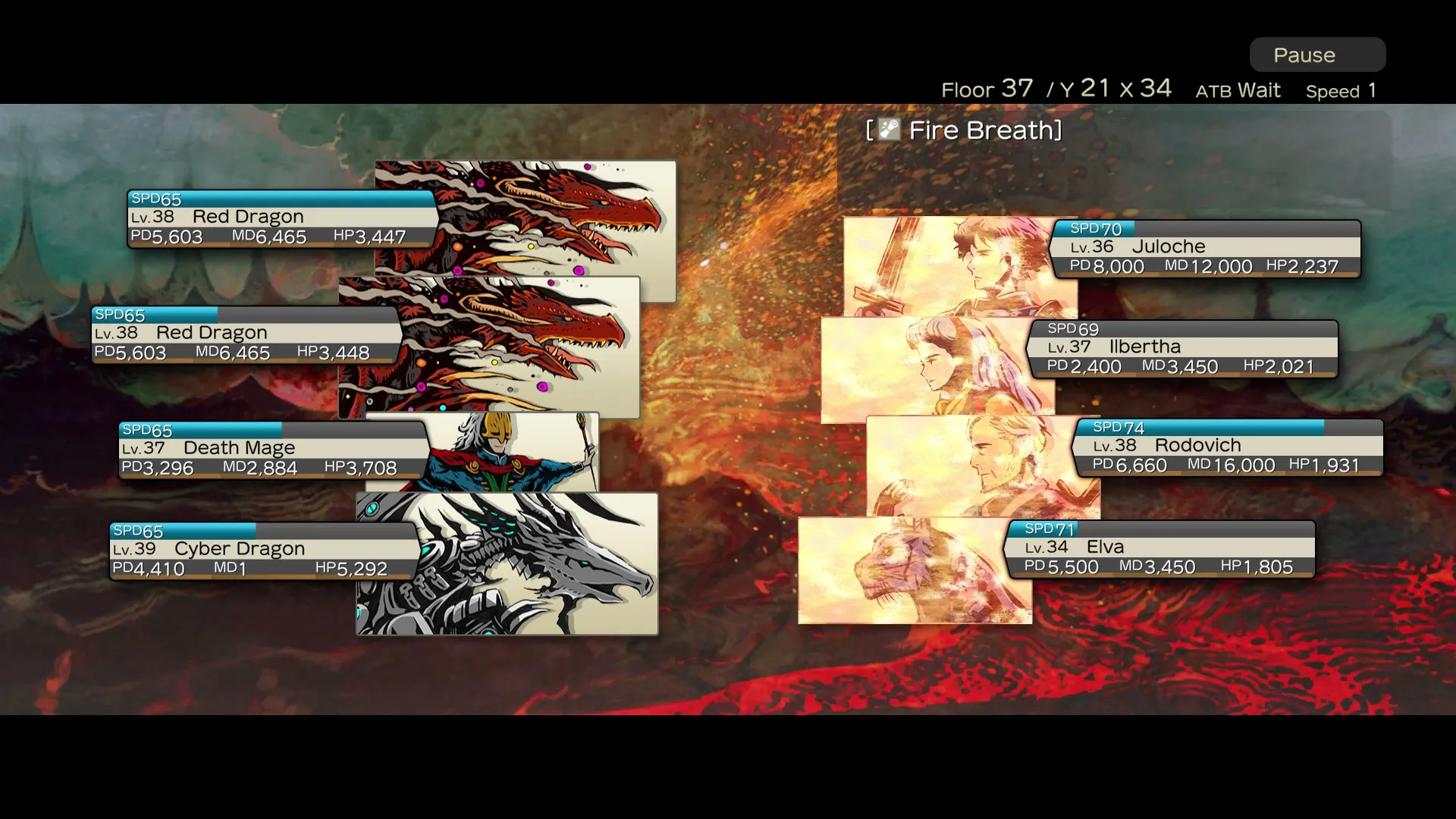 Square Enix Reveals Minimalist RPG Dungeon Encounters