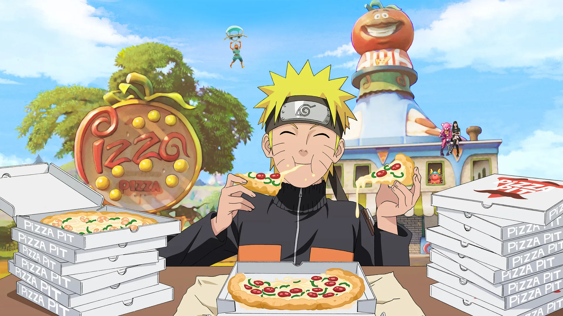 Naruto And Friends Ninja Run Into Fortnite Today