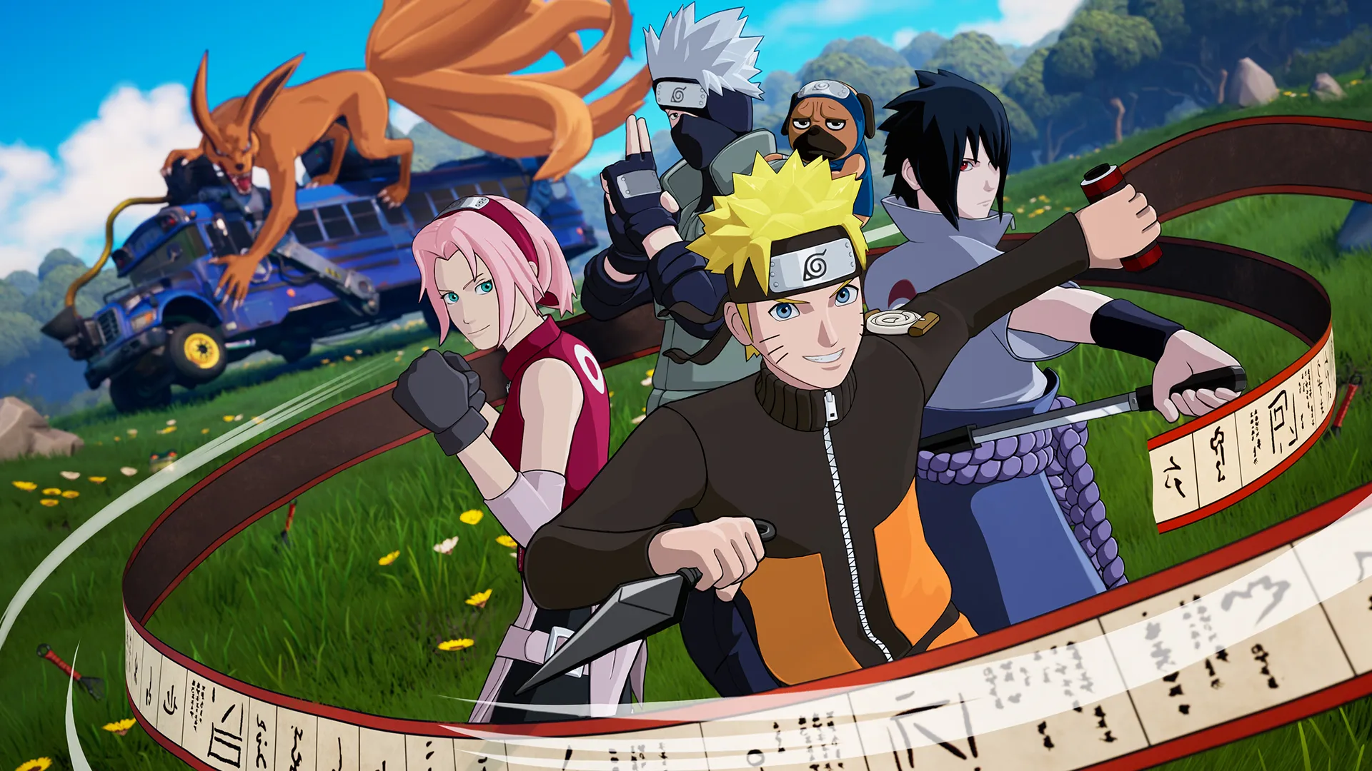 Naruto And Friends Ninja Run Into Fortnite Today