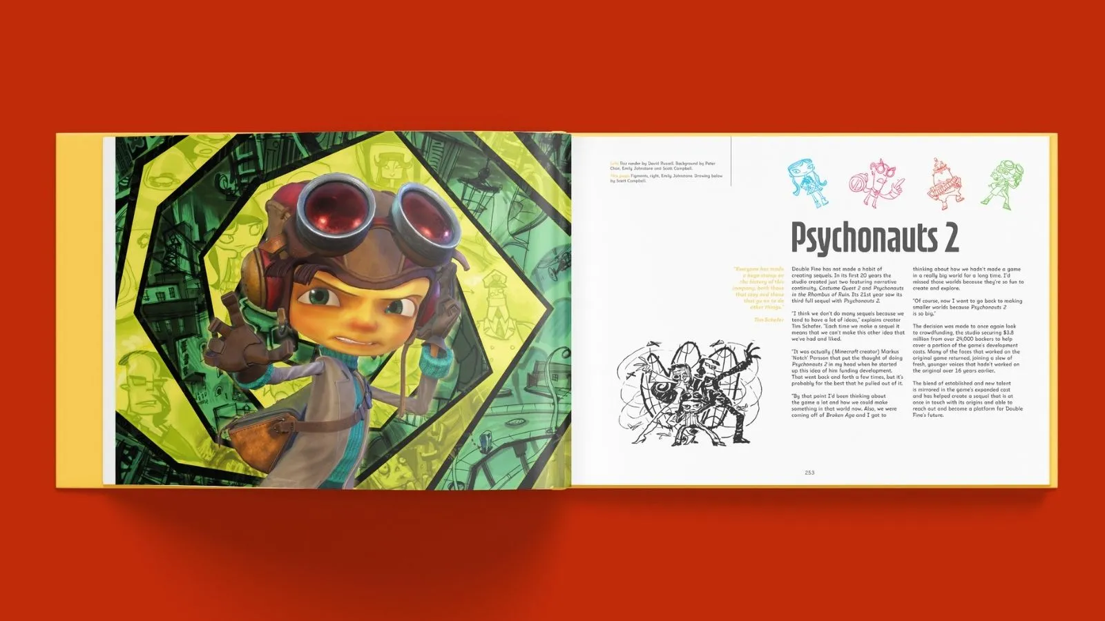 Read An Excerpt From Double Fine's 20th Anniversary Art Book 