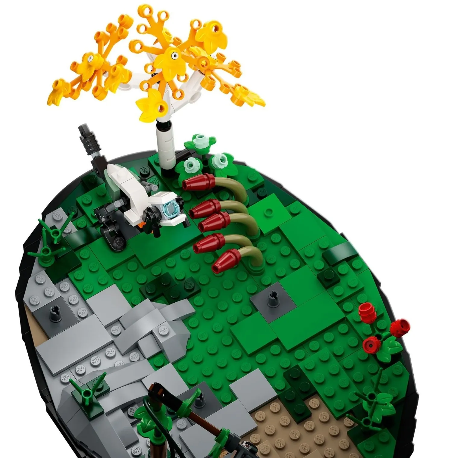 New Horizon Forbidden West Lego Set Includes Detailed Aloy Minifigure And Tallneck Dino