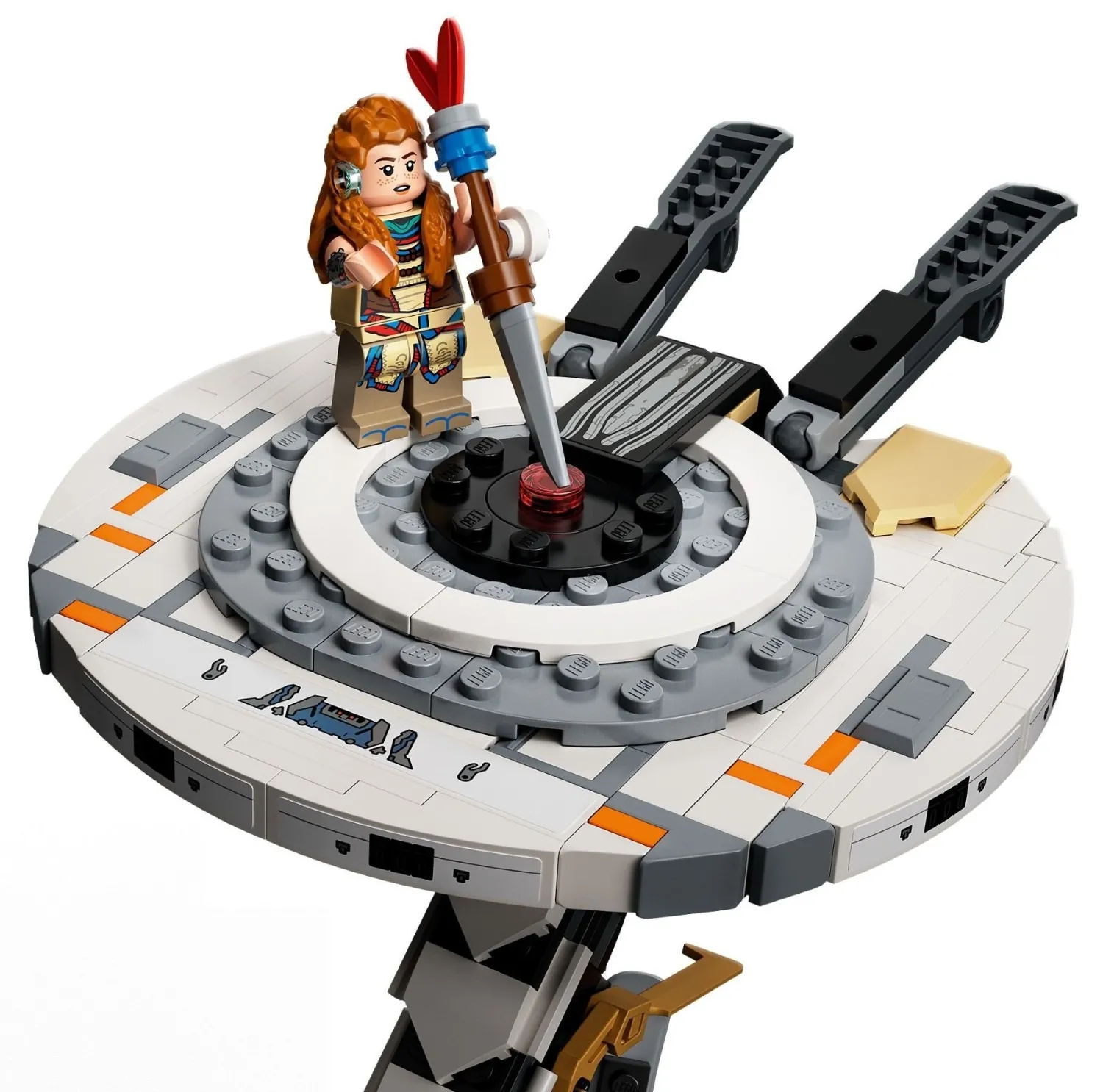 New Horizon Forbidden West Lego Set Includes Detailed Aloy Minifigure And Tallneck Dino