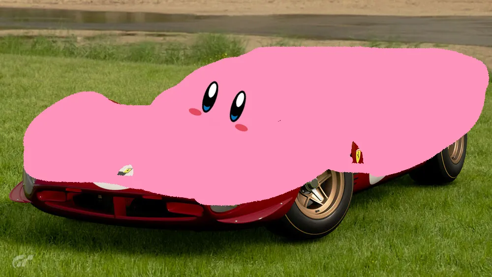 How Would Gran Turismo 7's Best Cars Look If Kirby Ate Them? 