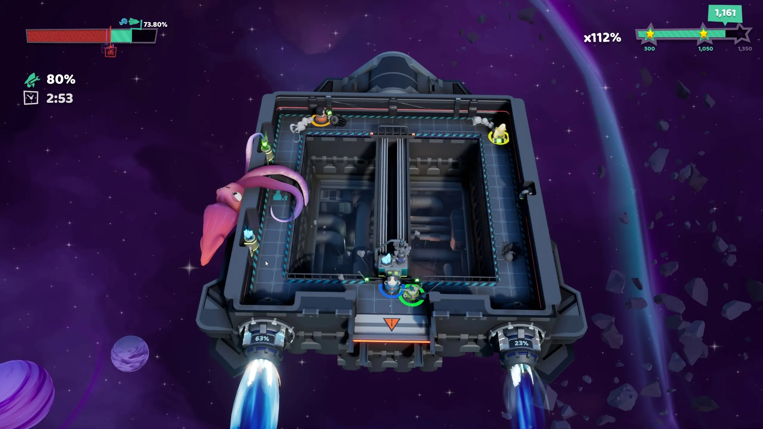 Fueled Up Is A Four-Player Couch Co-Op Game Set In Space Developed By Fireline Games