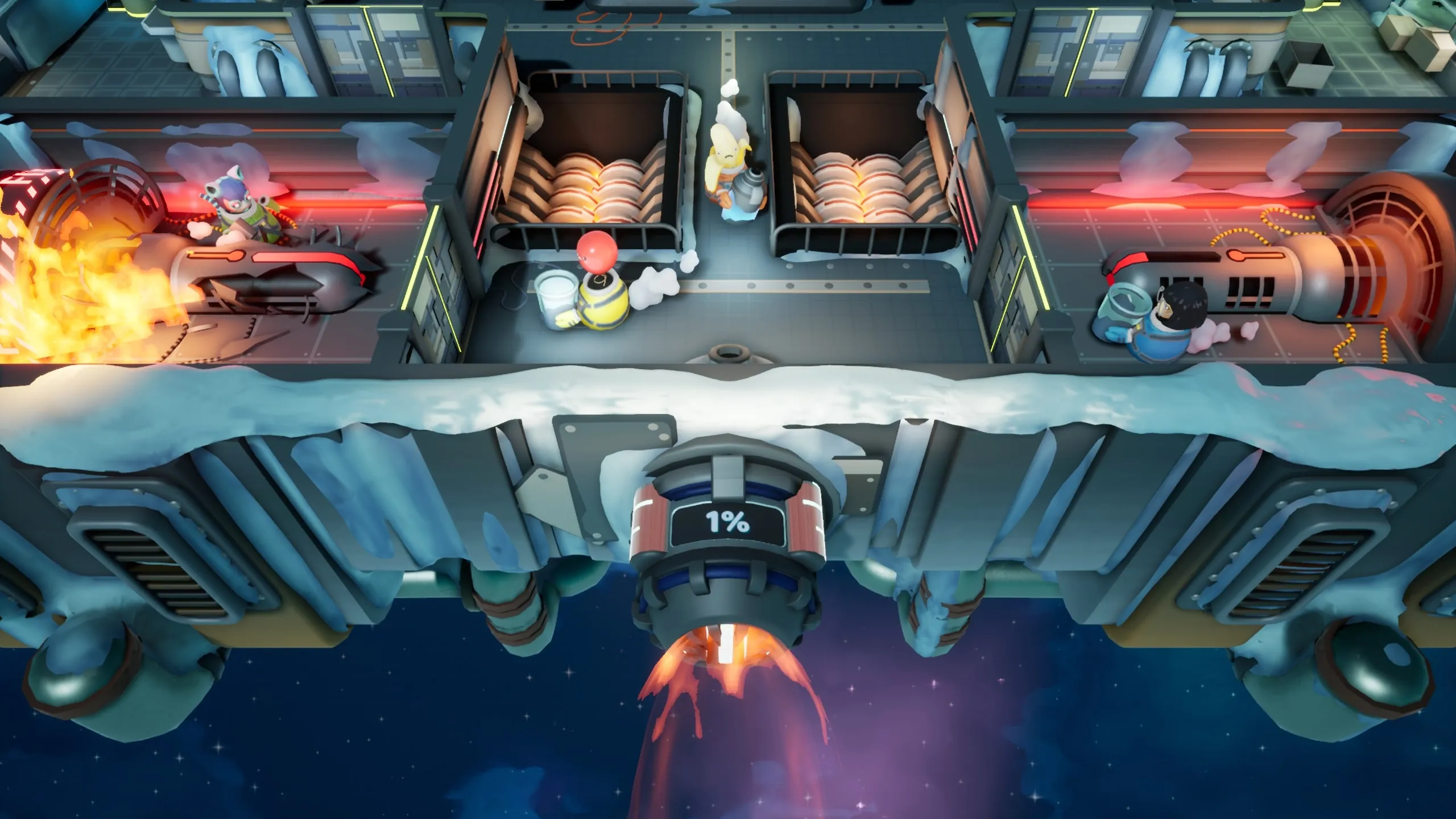 Fueled Up Is A Four-Player Couch Co-Op Game Set In Space Developed By Fireline Games