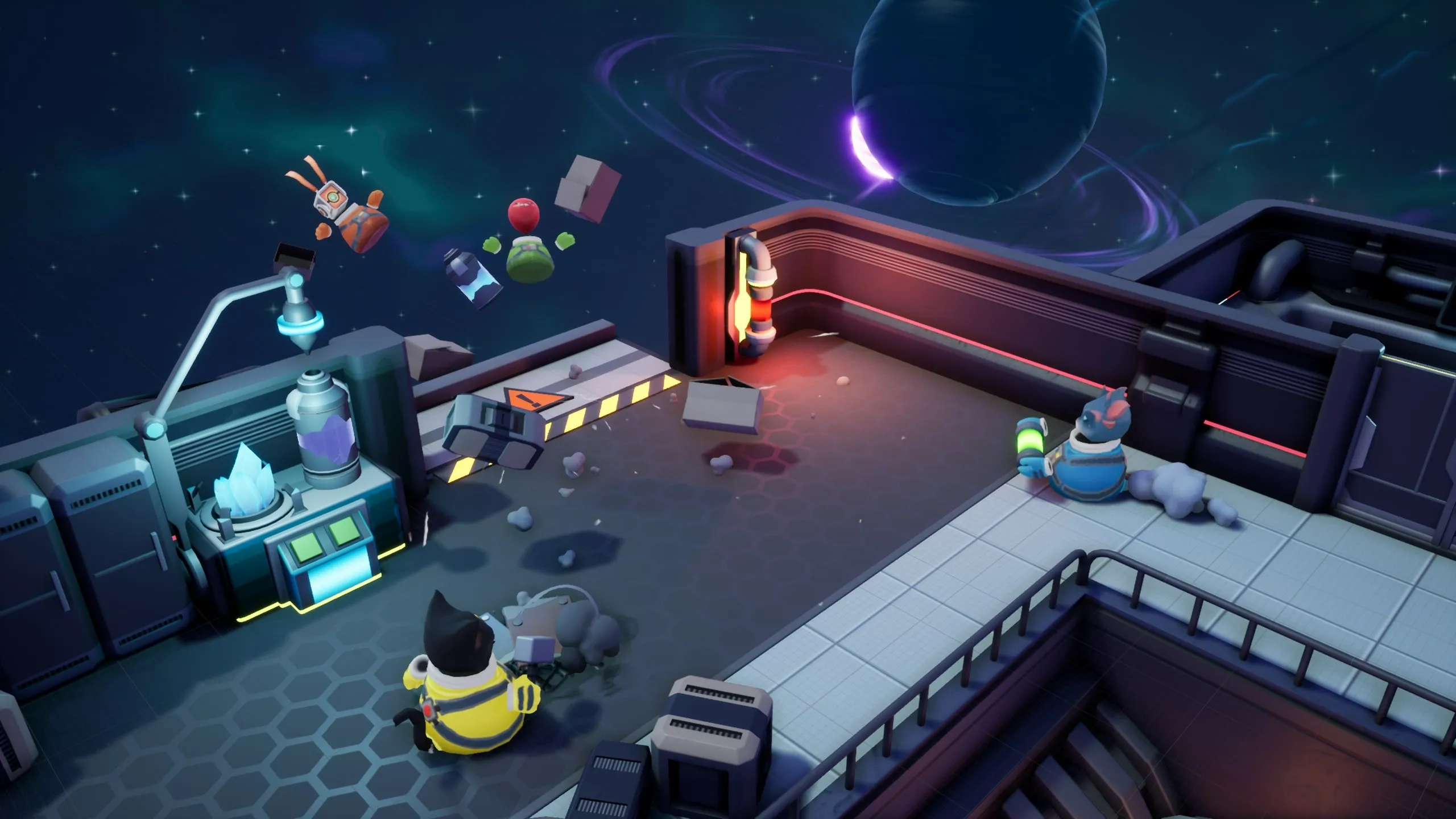 Fueled Up Is A Four-Player Couch Co-Op Game Set In Space Developed By Fireline Games