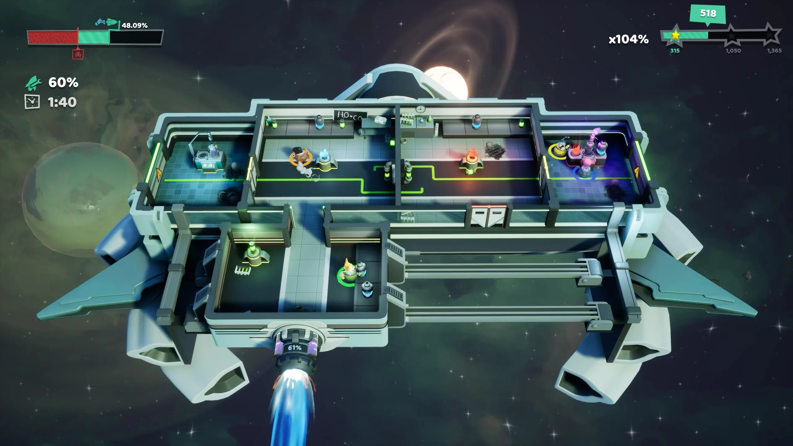 Fueled Up Is A Four-Player Couch Co-Op Game Set In Space Developed By Fireline Games