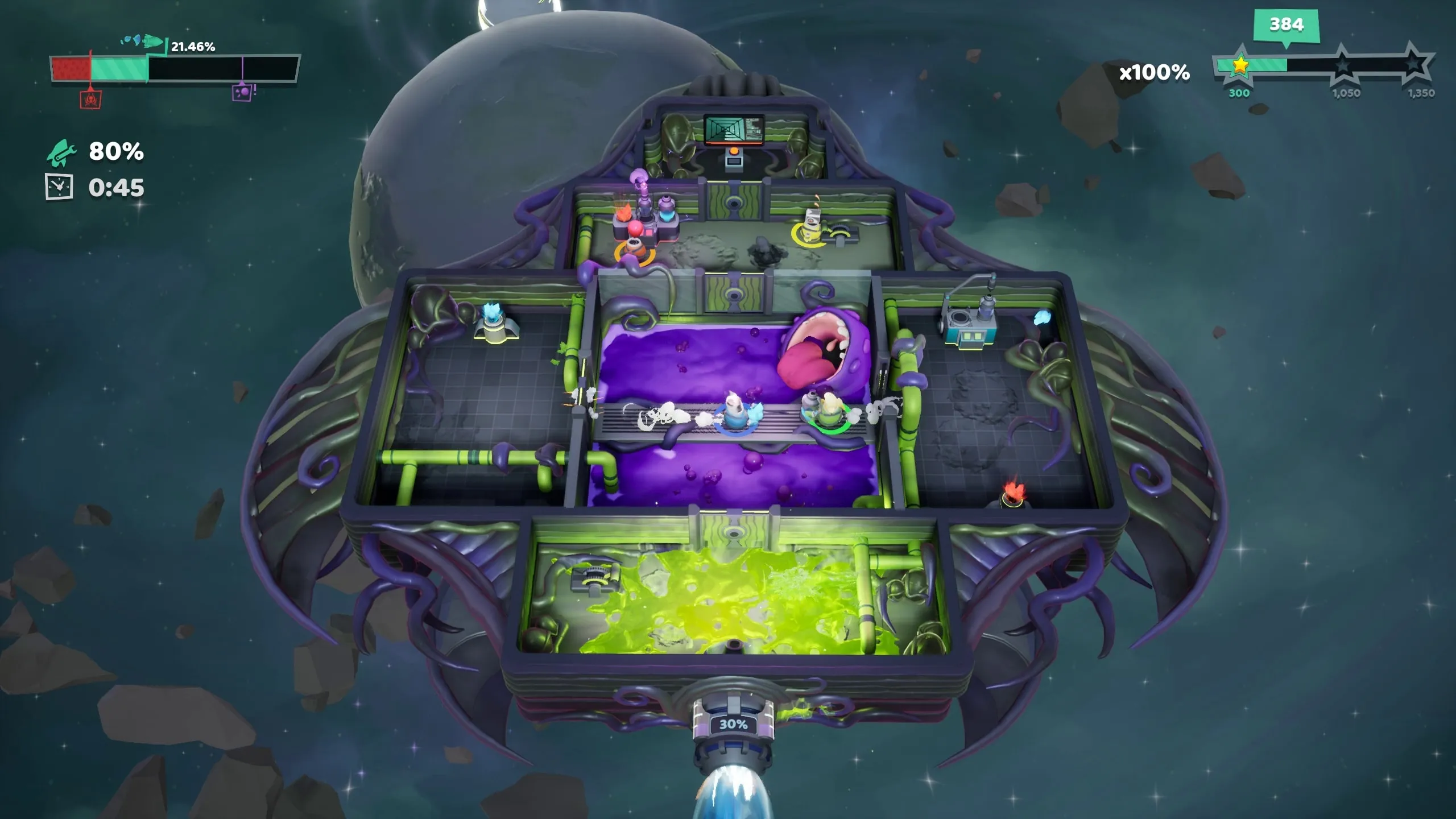Fueled Up Is A Four-Player Couch Co-Op Game Set In Space Developed By Fireline Games