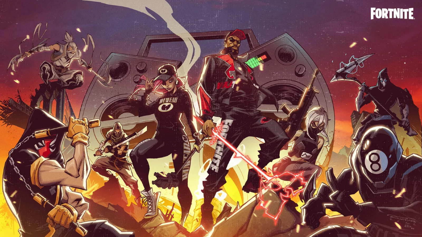 Wu-Tang Clan Outfits, Emotes, And More Hit Fortnite This Weekend